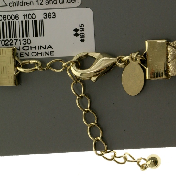 Express Choker-Necklace Gold NWT - Picture 2 of 4